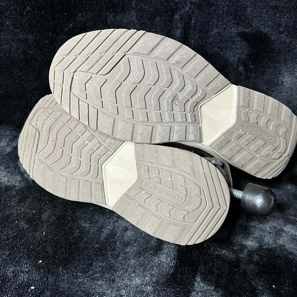 Eddie Bauer Lightweight & Bungee Laced Cedar Men 10 Fisherman Brown Water Sandal